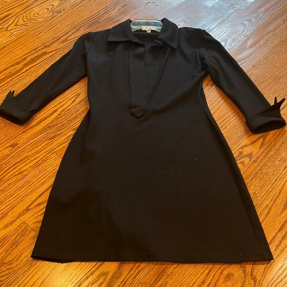 Amy Matto Woman’s Black Long Sleeve Dress Size S
